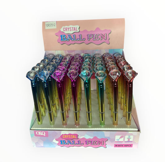 Stylo à bille Crystal Ball Pen – Élégance et éclat au bout des doigts