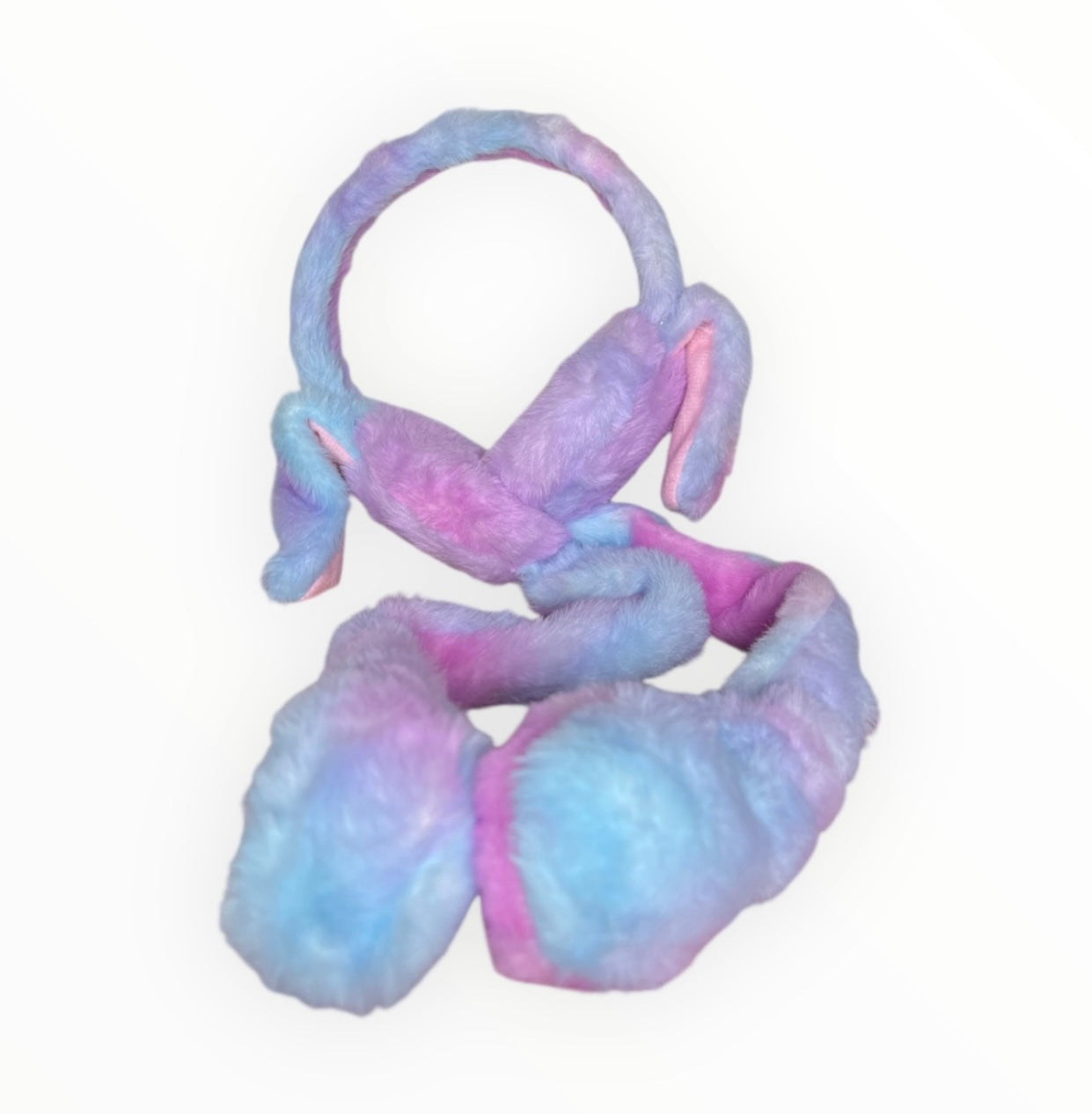 Cache-oreilles pastel en fourrure avec oreilles animées – Confort doux & fun pour l’hiver