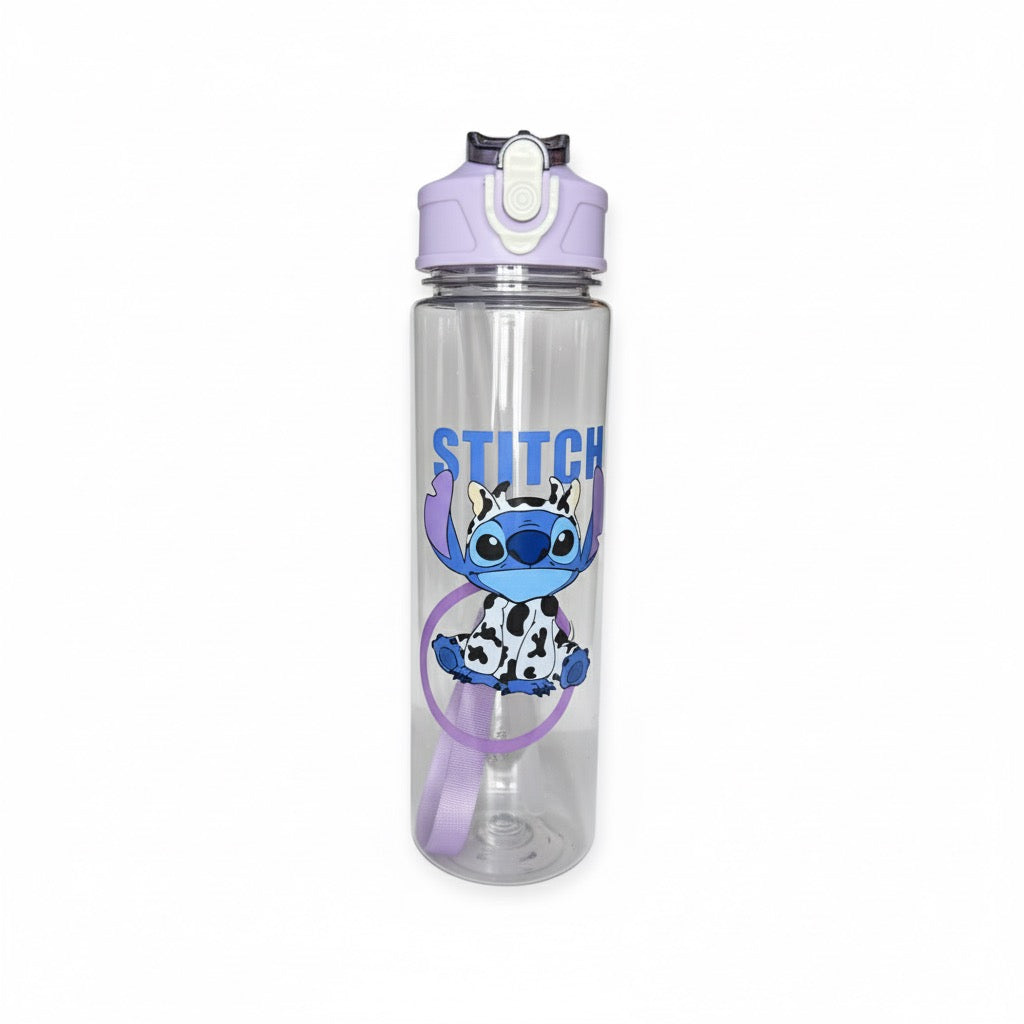 Gourde Stitch Surf – Bouteille réutilisable avec paille intégrée (500 ml)