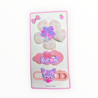 Barrettes pour cheveux kuromi