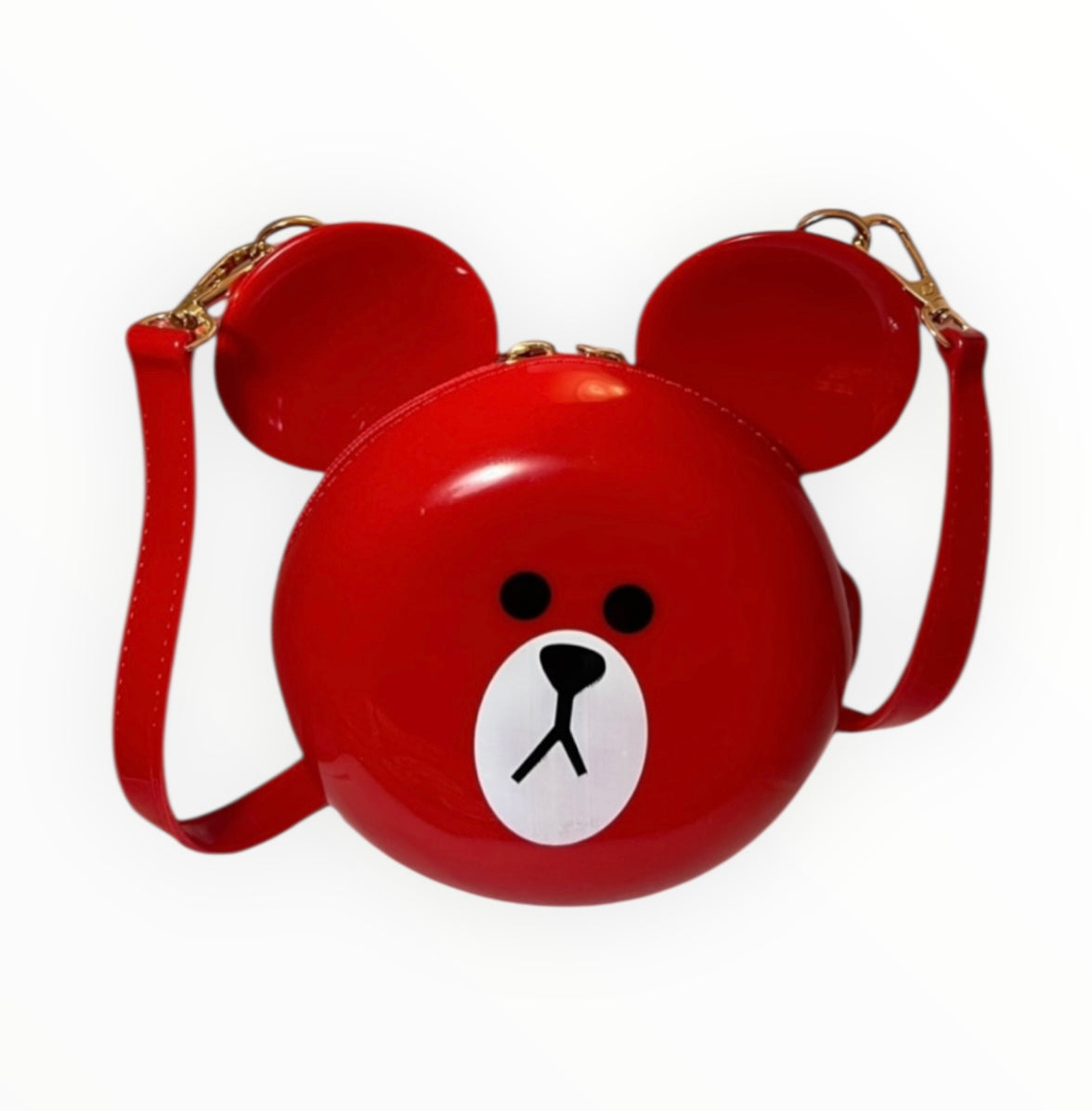 Sac Ourson Rouge Original – Mini Sac à Bandoulière Enfant & Femme | Forme Ours Kawaii